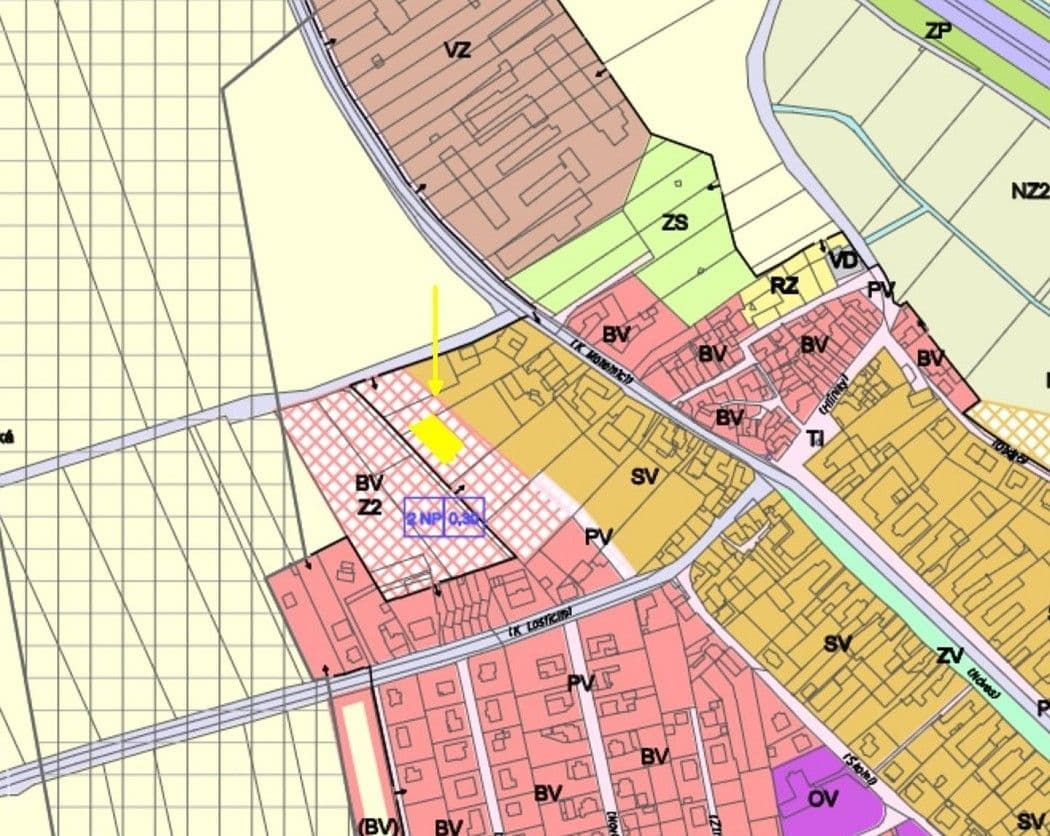 plot for sale, 1,166 m², Moravičany, Olomoucký Region plot for sale, 1,166 m², Moravičany, Olomoucký Region