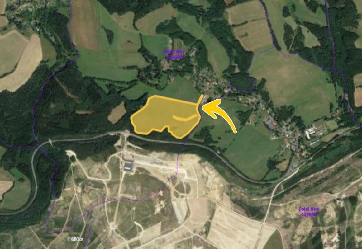 plot for sale, 156,390 m², Dolní Nivy, Karlovarský Region plot for sale, 156,390 m², Dolní Nivy, Karlovarský Region