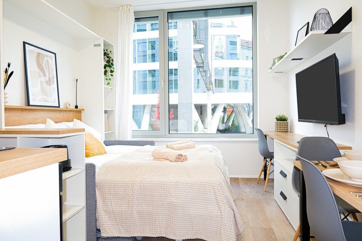 flat to rent, 23 m², Plzeňská, Prague, Prague flat to rent, 23 m², Plzeňská, Prague, Prague