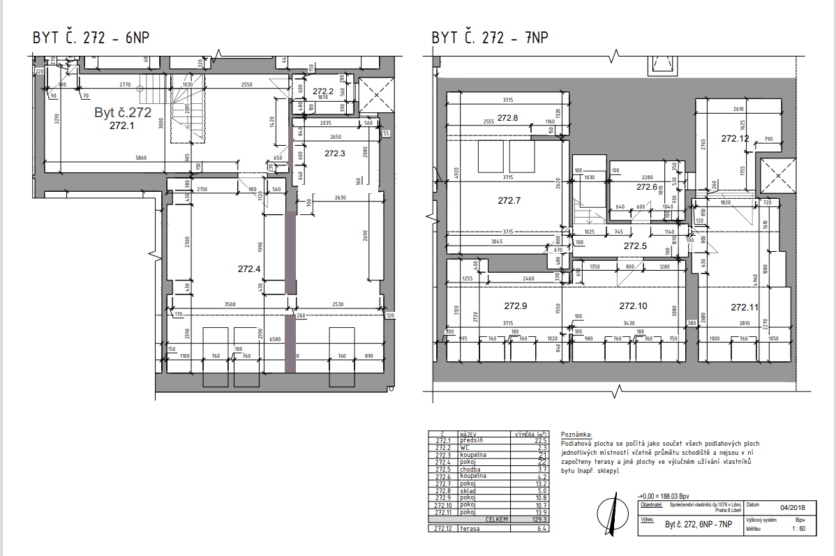 3 bedroom flat for sale, 136 m², Andrštova, Prague, Prague 3 bedroom flat for sale, 136 m², Andrštova, Prague, Prague