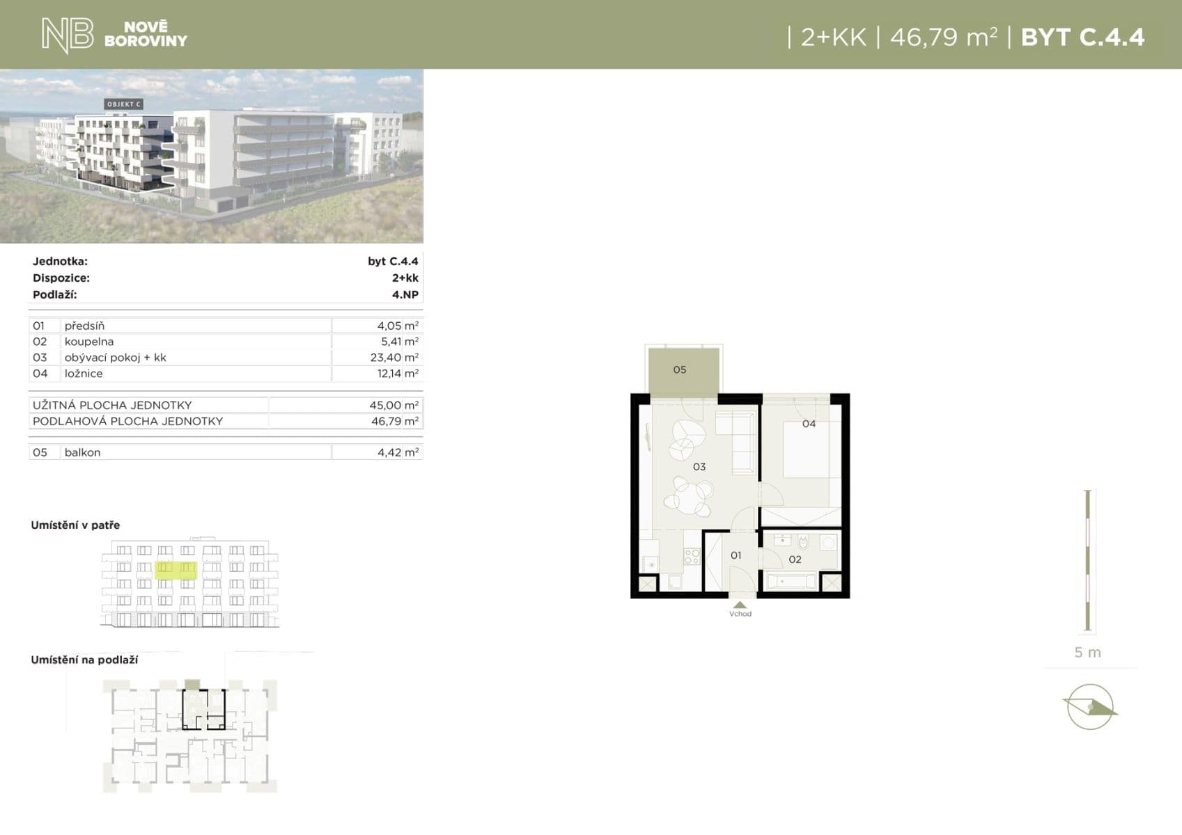 1 bedroom with open-plan kitchen flat to rent, 49 m², Bohumila Landy, Kladno, Středočeský Region 1 bedroom with open-plan kitchen flat to rent, 49 m², Bohumila Landy, Kladno, Středočeský Region
