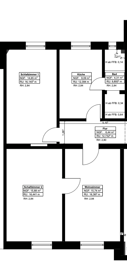 3 bedroom flat to rent, 66 m², Gugelstraße 121, Nürnberg, Bavaria 3 bedroom flat to rent, 66 m², Gugelstraße 121, Nürnberg, Bavaria
