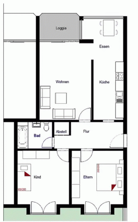 2 bedroom with open-plan kitchen flat for sale, 92 m², Montabaurer Str. 21, Frankfurt, Hesse 2 bedroom with open-plan kitchen flat for sale, 92 m², Montabaurer Str. 21, Frankfurt, Hesse