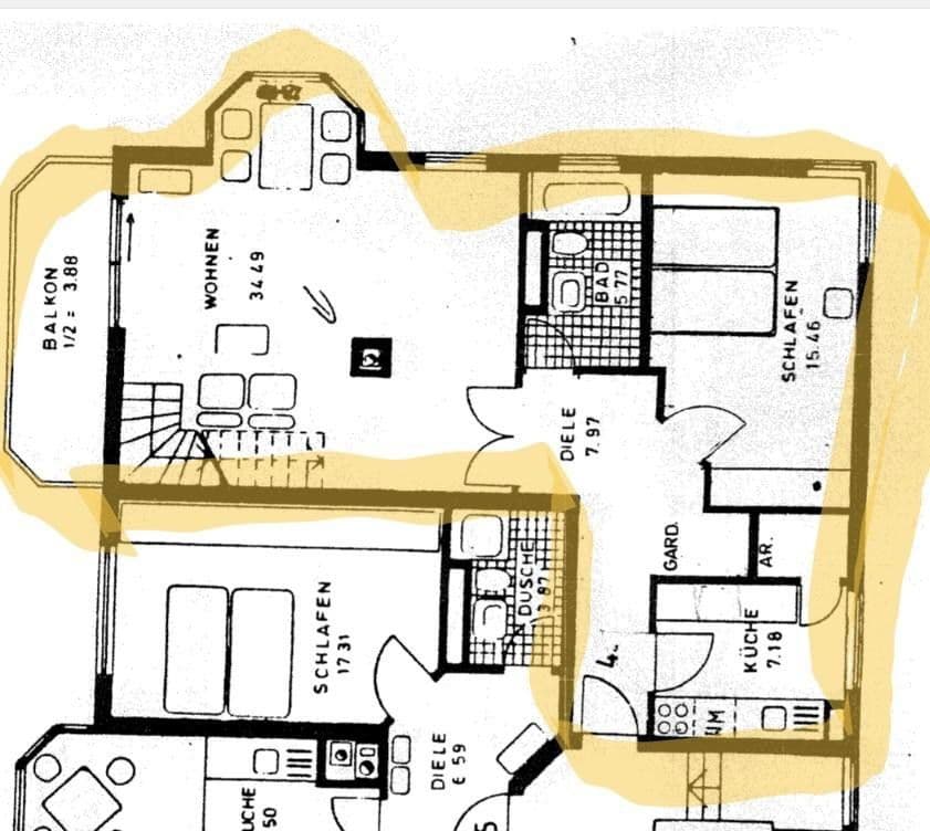 3 bedroom flat to rent, 102 m², Memlingstraße 2, München, Bavaria 3 bedroom flat to rent, 102 m², Memlingstraße 2, München, Bavaria