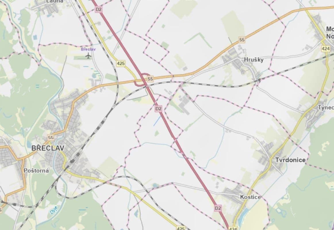 plot for sale, 3,312 m², Kostice, Jihomoravský Region plot for sale, 3,312 m², Kostice, Jihomoravský Region