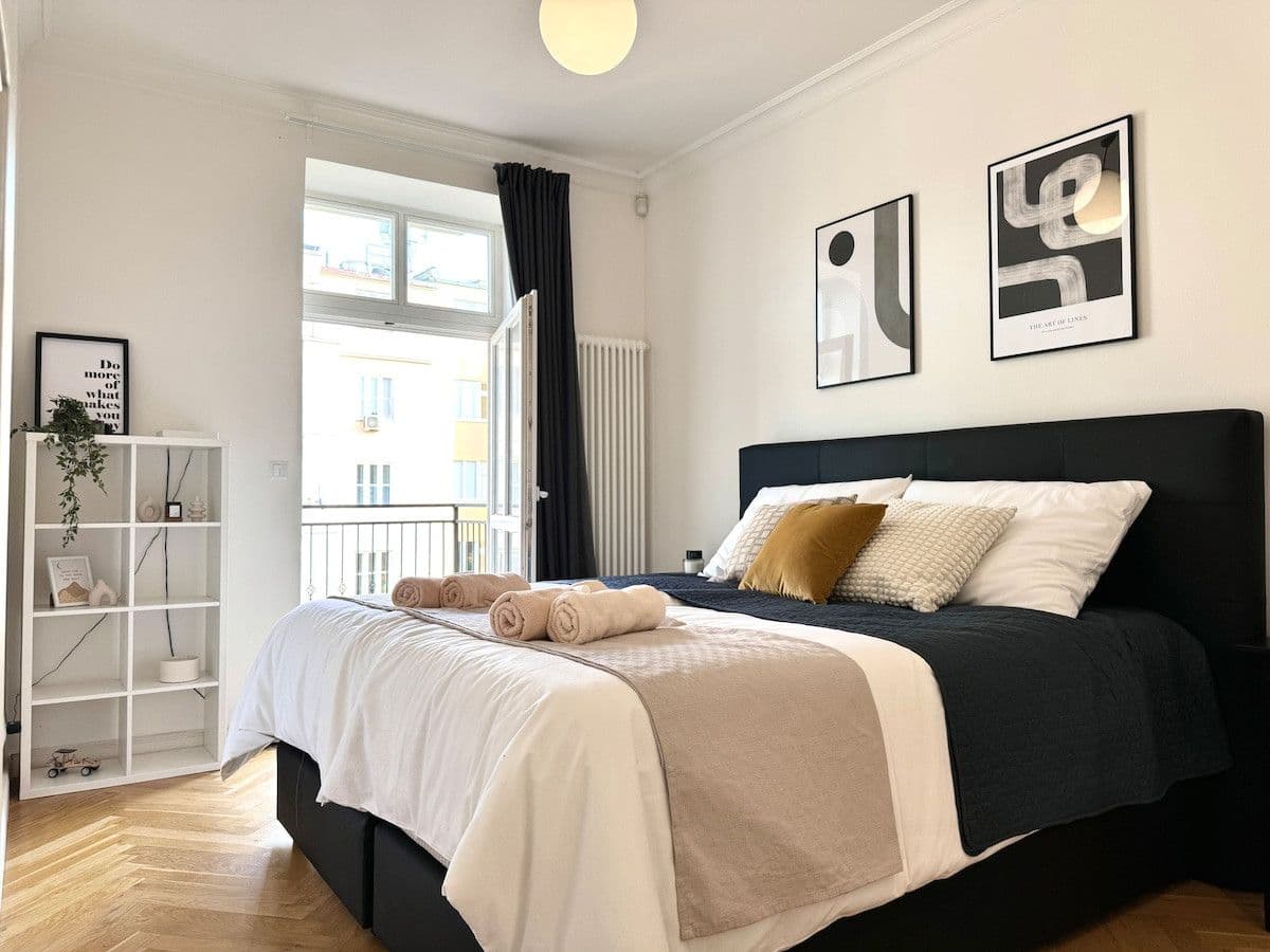 flat to rent, 80 m², Kroftova, Prague, Prague flat to rent, 80 m², Kroftova, Prague, Prague