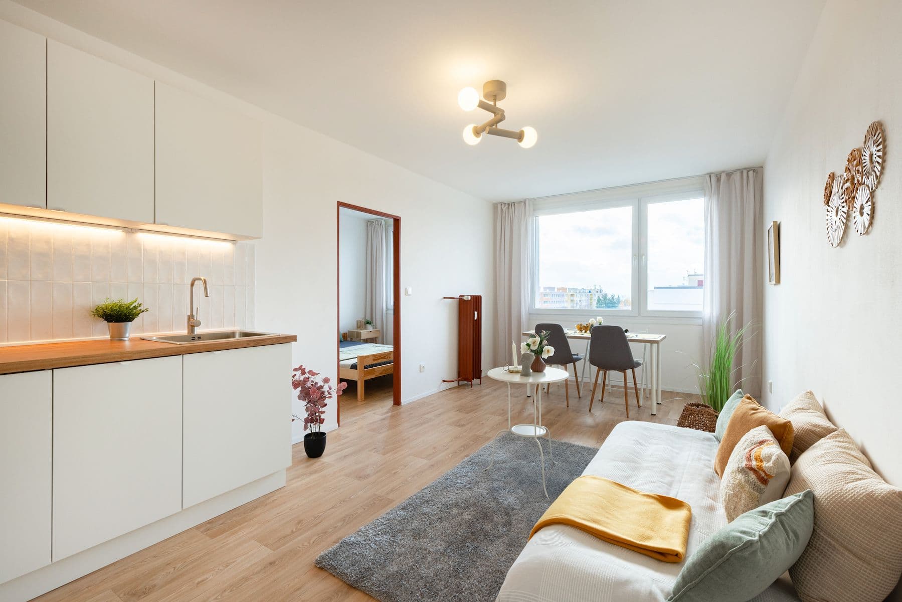 3 bedroom with open-plan kitchen flat for sale, 81 m², Vysočanská, Prague, Prague 3 bedroom with open-plan kitchen flat for sale, 81 m², Vysočanská, Prague, Prague