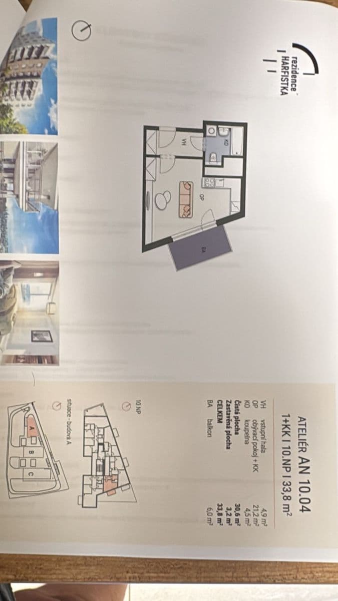 Studio flat to rent, 35 m², Čerpadlová, Prague, Prague Studio flat to rent, 35 m², Čerpadlová, Prague, Prague