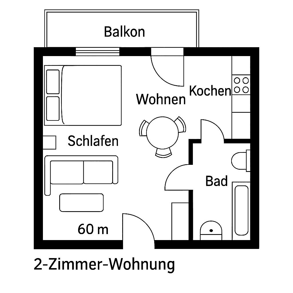 2 bedroom flat to rent, 60 m², Troisdorf, North Rhine-Westphalia 2 bedroom flat to rent, 60 m², Troisdorf, North Rhine-Westphalia