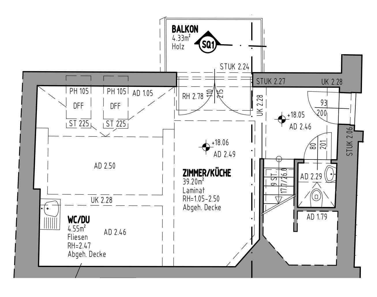 2 bedroom flat to rent, 71 m², Bräuhausgasse 8, Wien, Vienna 2 bedroom flat to rent, 71 m², Bräuhausgasse 8, Wien, Vienna