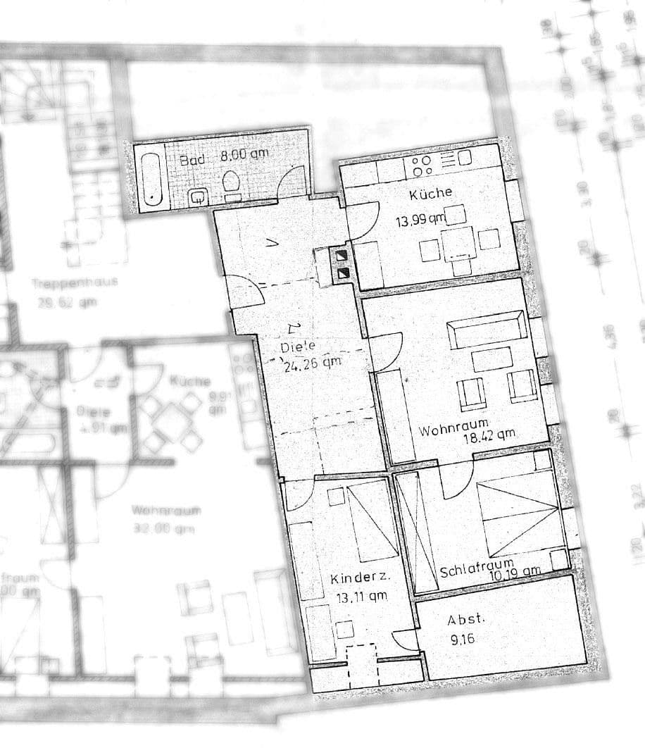4 bedroom flat to rent, 84 m², Fürstenstraße 8, Straubing, Bavaria 4 bedroom flat to rent, 84 m², Fürstenstraße 8, Straubing, Bavaria
