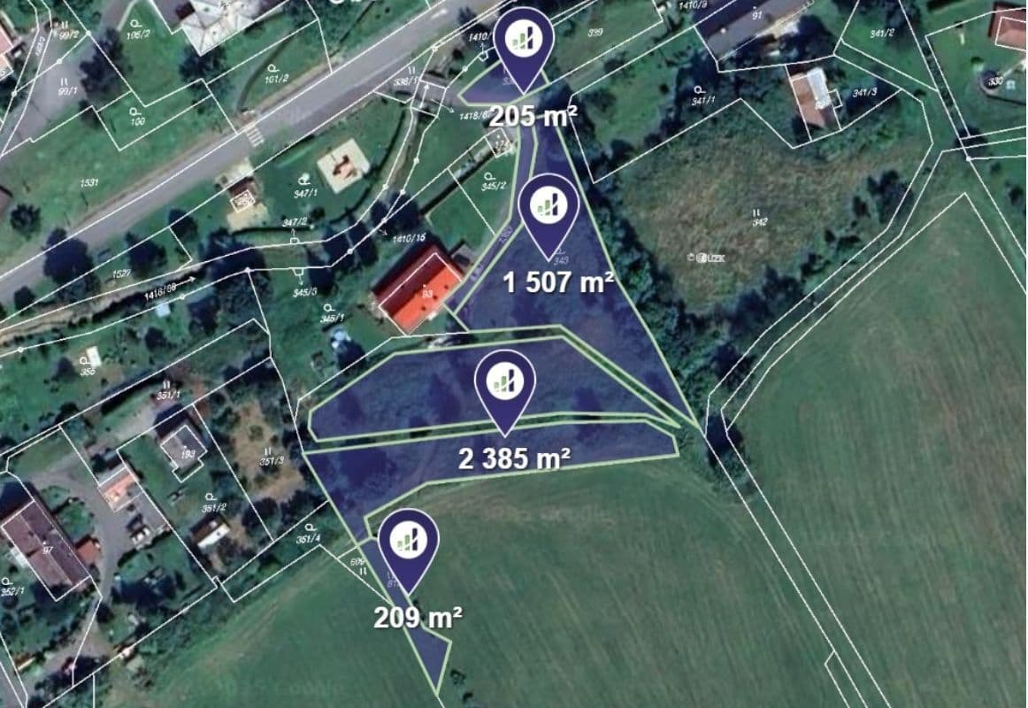 plot for sale, 108 m², Oborná, Moravskoslezský Region plot for sale, 108 m², Oborná, Moravskoslezský Region