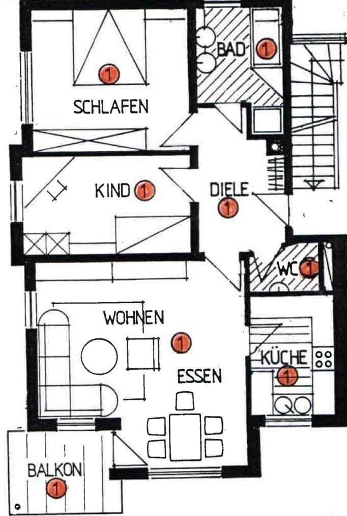3 bedroom flat to rent, 76 m², Stauffenbergring 28, Ellwangen (Jagst), Baden-Württemberg 3 bedroom flat to rent, 76 m², Stauffenbergring 28, Ellwangen (Jagst), Baden-Württemberg