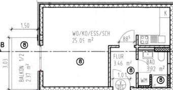 1 bedroom flat to rent, 35 m², Planegger Straße 63, Pasing - München, Bavaria 1 bedroom flat to rent, 35 m², Planegger Straße 63, Pasing - München, Bavaria