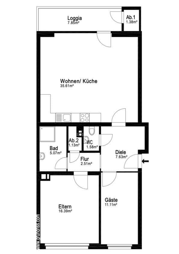 3 bedroom flat for sale, 86 m², Düsseldorf, North Rhine-Westphalia 3 bedroom flat for sale, 86 m², Düsseldorf, North Rhine-Westphalia