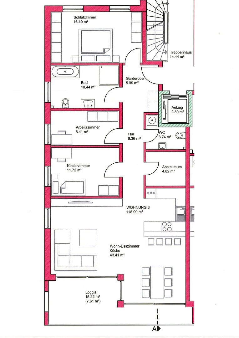4 bedroom flat for sale, 118 m², Aschaffenburg, Bavaria 4 bedroom flat for sale, 118 m², Aschaffenburg, Bavaria
