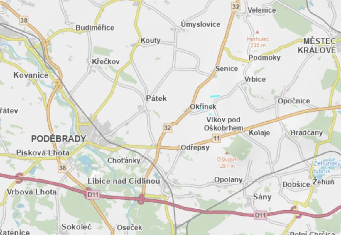 plot for sale, 680 m², Okřínek, Středočeský Region plot for sale, 680 m², Okřínek, Středočeský Region