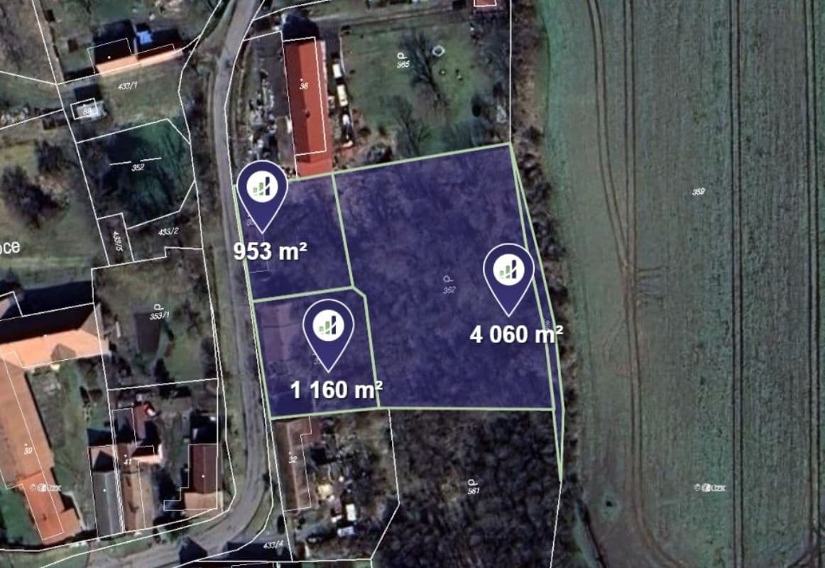 plot for sale, 294 m², Okřínek, Středočeský Region plot for sale, 294 m², Okřínek, Středočeský Region