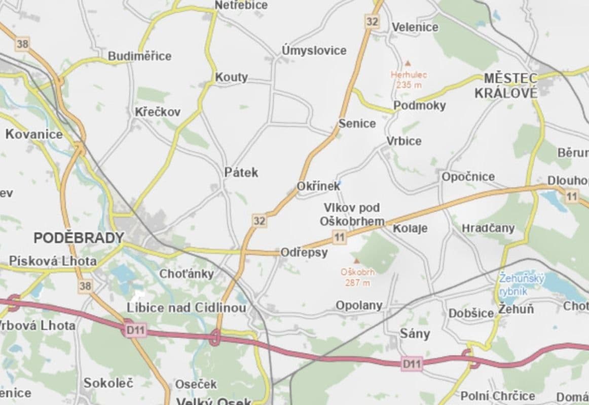 plot for sale, 294 m², Okřínek, Středočeský Region plot for sale, 294 m², Okřínek, Středočeský Region