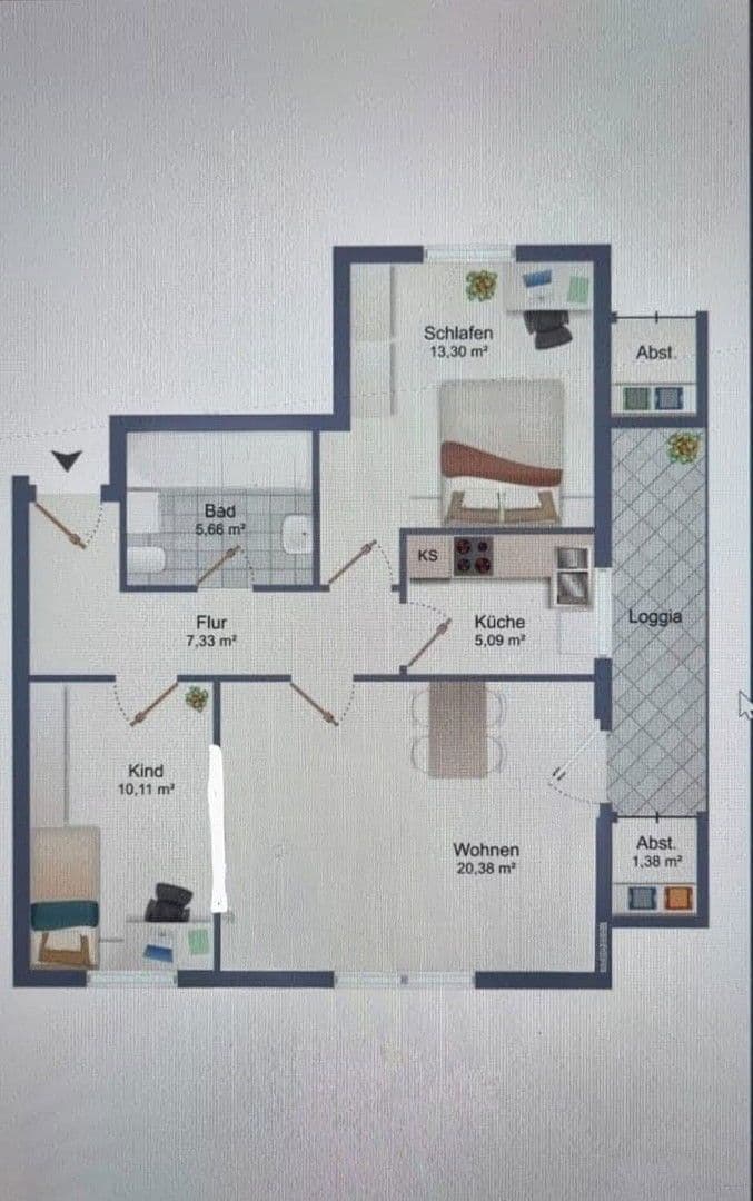 3 bedroom flat for sale, 67 m², Hamburg, Hamburg 3 bedroom flat for sale, 67 m², Hamburg, Hamburg