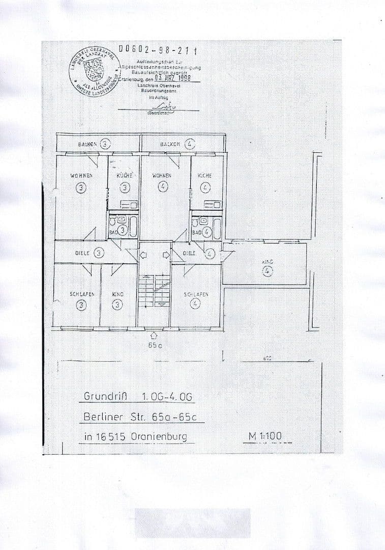3 bedroom flat for sale, 73 m², Oranienburg, Brandenburg 3 bedroom flat for sale, 73 m², Oranienburg, Brandenburg