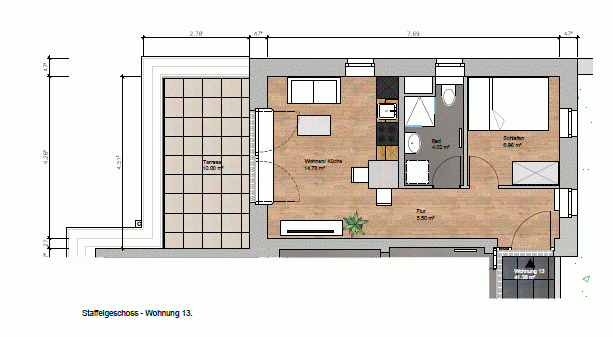 2 bedroom flat to rent, 52 m², Hamburg, Hamburg 2 bedroom flat to rent, 52 m², Hamburg, Hamburg