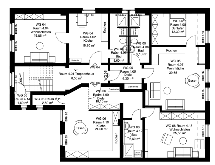 2 bedroom flat to rent, 58 m², Hülsstr. 11, Marl, North Rhine-Westphalia 2 bedroom flat to rent, 58 m², Hülsstr. 11, Marl, North Rhine-Westphalia