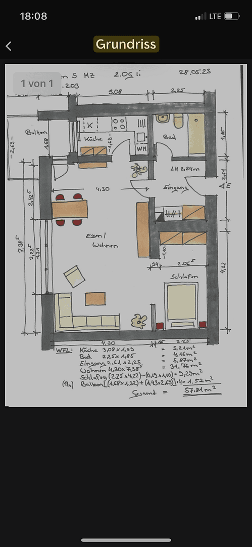 Studio flat to rent, 58 m², Walpodenstraße 5, Mainz, Rhineland-Palatinate Studio flat to rent, 58 m², Walpodenstraße 5, Mainz, Rhineland-Palatinate
