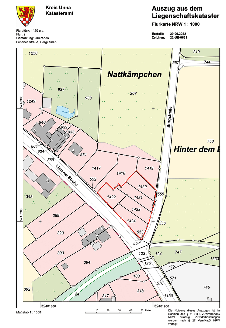 plot for sale, 985 m², Lünenerstr. 50, Bergkamen, North Rhine-Westphalia plot for sale, 985 m², Lünenerstr. 50, Bergkamen, North Rhine-Westphalia