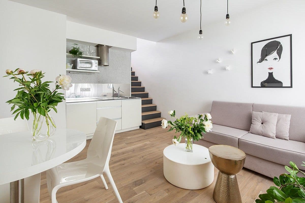 1 bedroom with open-plan kitchen flat to rent, 55 m², Plzeňská, Prague, Prague 1 bedroom with open-plan kitchen flat to rent, 55 m², Plzeňská, Prague, Prague