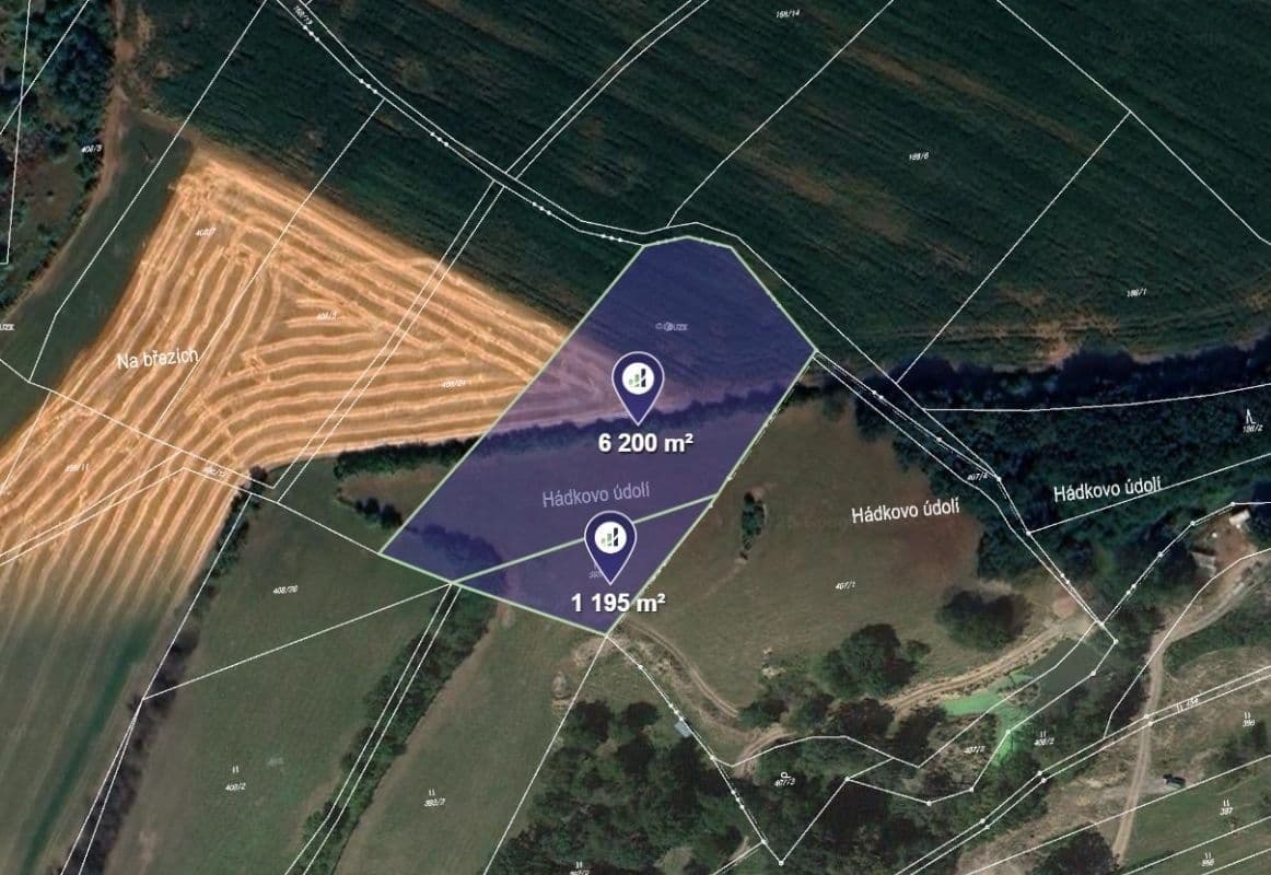 plot for sale, 2,465 m², Měrotín, Olomoucký Region plot for sale, 2,465 m², Měrotín, Olomoucký Region