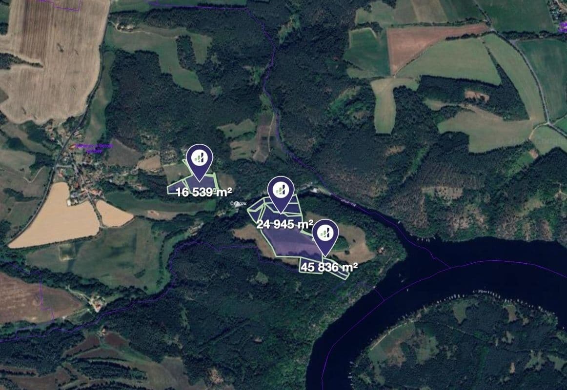 plot for sale, 10,915 m², Borotice, Středočeský Region plot for sale, 10,915 m², Borotice, Středočeský Region