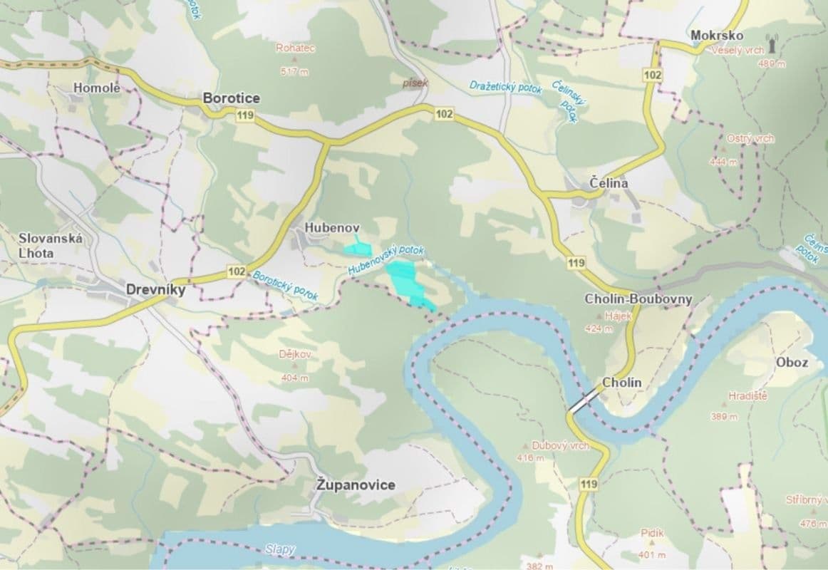 plot for sale, 10,915 m², Borotice, Středočeský Region plot for sale, 10,915 m², Borotice, Středočeský Region