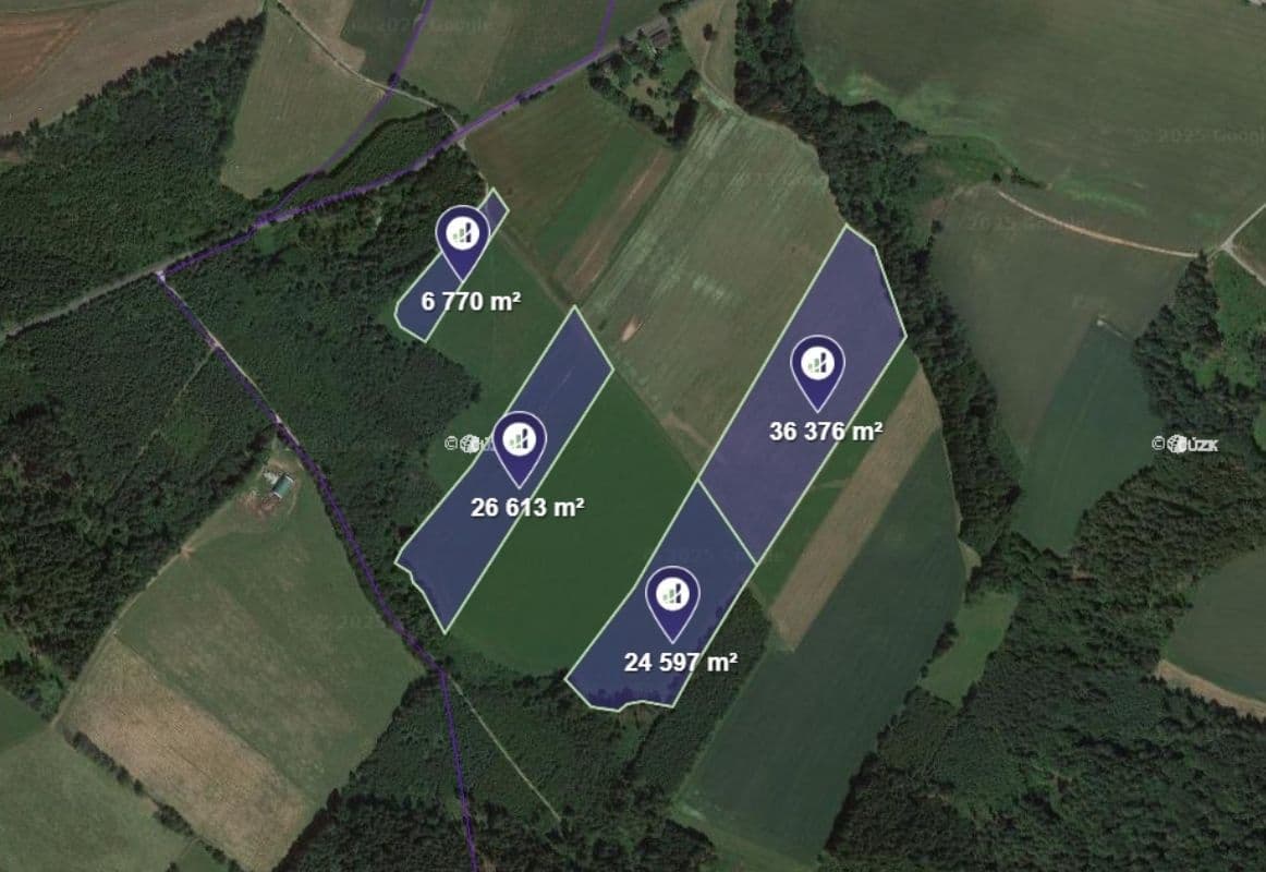 plot for sale, 161,688 m², Horní Branná, Liberecký Region plot for sale, 161,688 m², Horní Branná, Liberecký Region