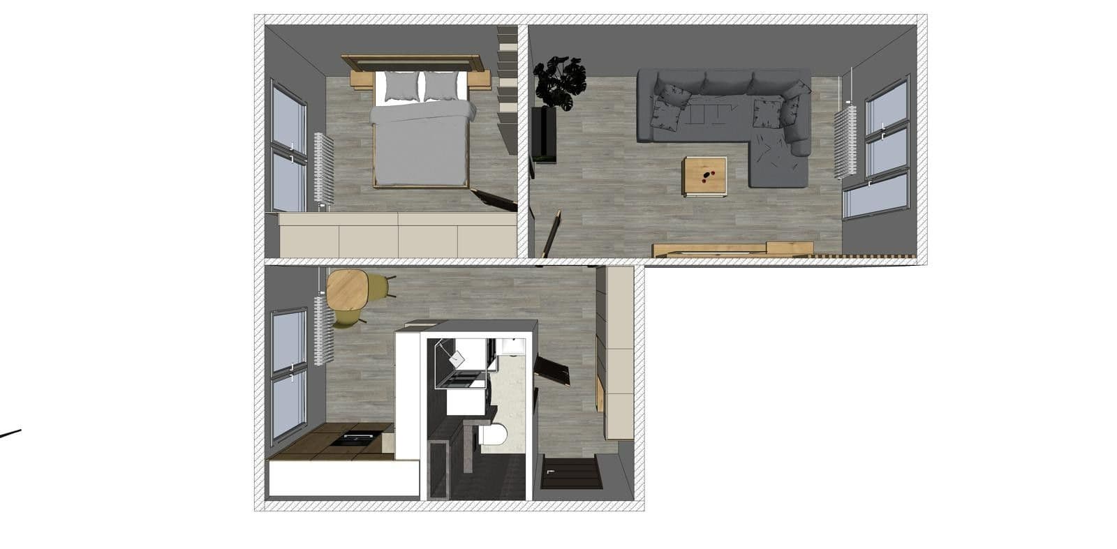 2 bedroom flat for sale, 54 m², Havanská, Kladno, Středočeský Region 2 bedroom flat for sale, 54 m², Havanská, Kladno, Středočeský Region
