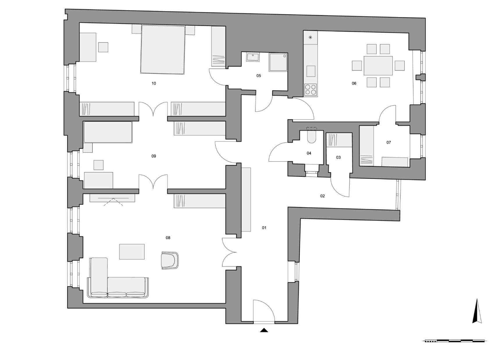 3 bedroom flat for sale, 139 m², Mělnická, Prague, Prague 3 bedroom flat for sale, 139 m², Mělnická, Prague, Prague