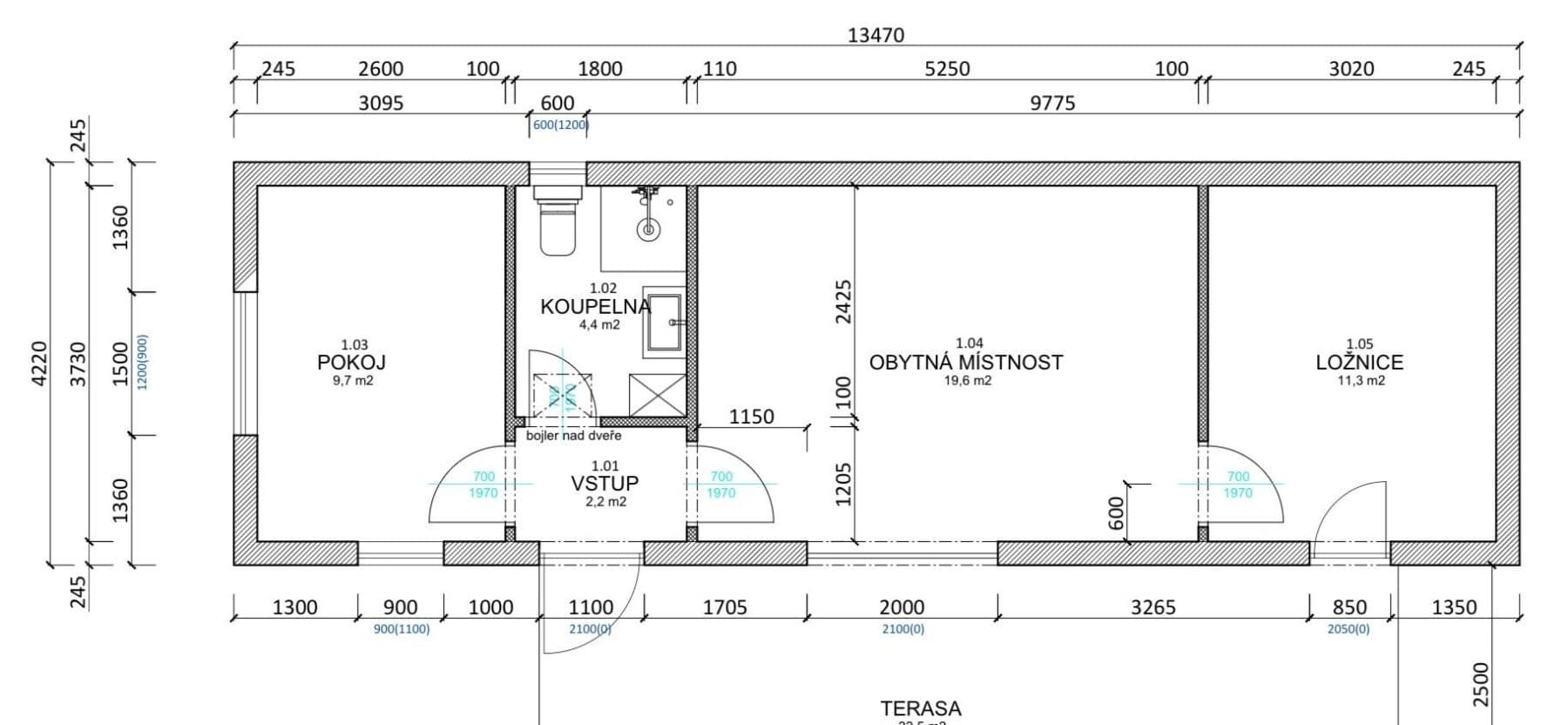 recreational property for sale, 500 m², Milešov, Středočeský Region recreational property for sale, 500 m², Milešov, Středočeský Region