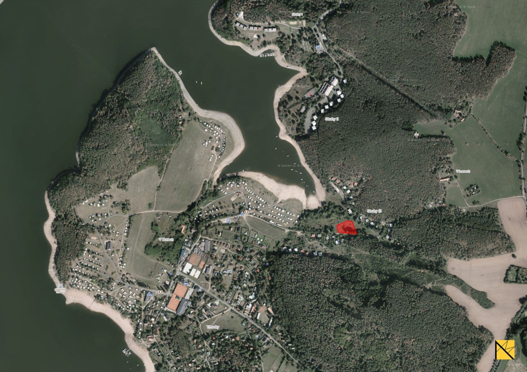 recreational property for sale, 500 m², Milešov, Středočeský Region recreational property for sale, 500 m², Milešov, Středočeský Region