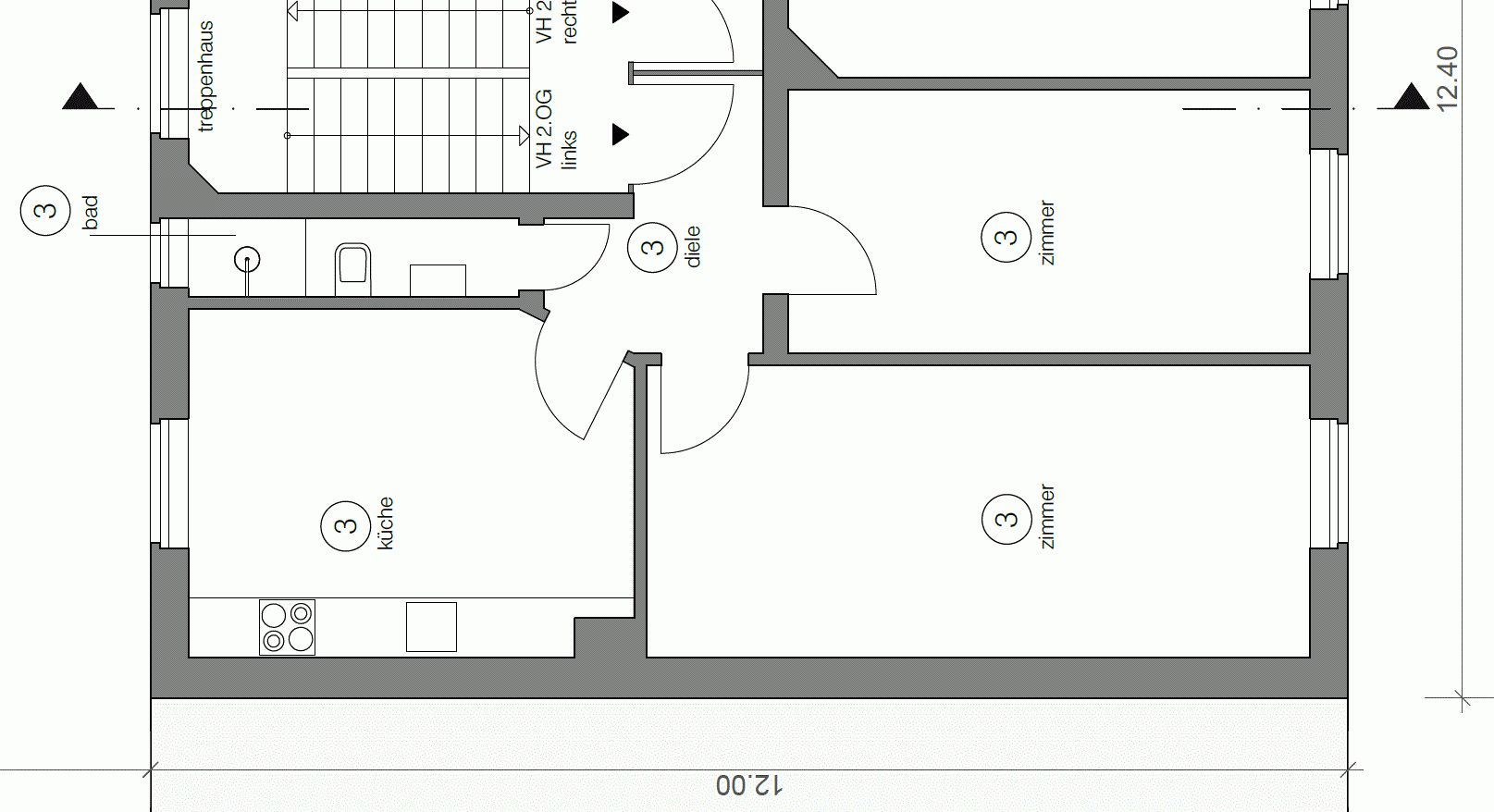 2 bedroom flat to rent, 55 m², Rödelsheimer Landstr. xx, Frankfurt am Main, Hesse 2 bedroom flat to rent, 55 m², Rödelsheimer Landstr. xx, Frankfurt am Main, Hesse