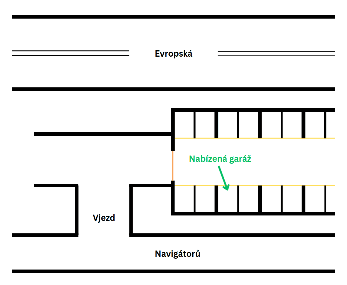 garage to rent, 18 m², Navigátorů, Prague, Prague garage to rent, 18 m², Navigátorů, Prague, Prague