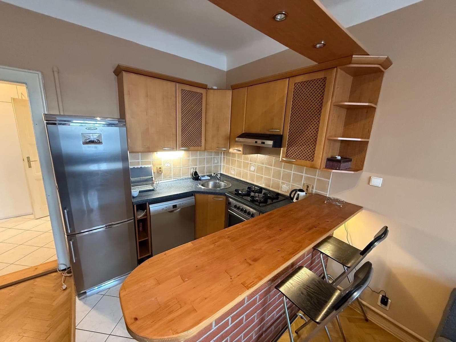 1 bedroom with open-plan kitchen flat to rent, 52 m², Viktorinova, Prague, Prague 1 bedroom with open-plan kitchen flat to rent, 52 m², Viktorinova, Prague, Prague