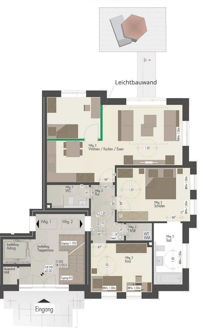 4 bedroom flat to rent, 96 m², Carl-Adam-Petri-Straße, Potsdam, Brandenburg 4 bedroom flat to rent, 96 m², Carl-Adam-Petri-Straße, Potsdam, Brandenburg