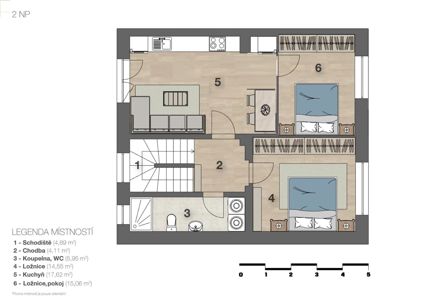 2 bedroom with open-plan kitchen flat to rent, 62 m², Sokolova, Brno, Jihomoravský Region 2 bedroom with open-plan kitchen flat to rent, 62 m², Sokolova, Brno, Jihomoravský Region
