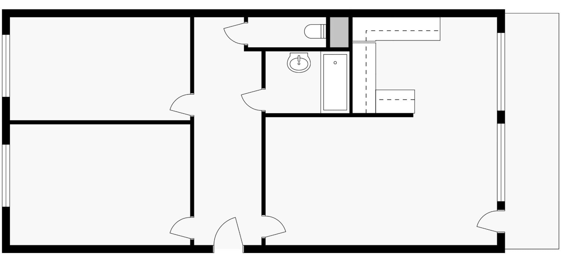 3 bedroom flat for sale, 77 m², Prosecká, Prague, Prague 3 bedroom flat for sale, 77 m², Prosecká, Prague, Prague