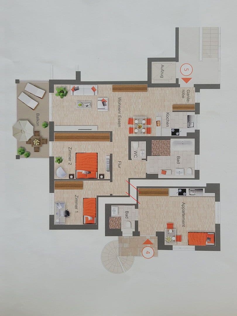 3 bedroom flat for sale, 90 m², Inntalstraße 8, Brannenburg, Bavaria 3 bedroom flat for sale, 90 m², Inntalstraße 8, Brannenburg, Bavaria