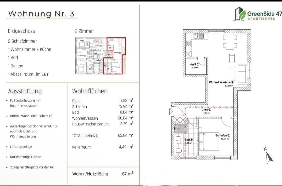 2 bedroom flat to rent, 50 m², Attendorn, North Rhine-Westphalia 2 bedroom flat to rent, 50 m², Attendorn, North Rhine-Westphalia