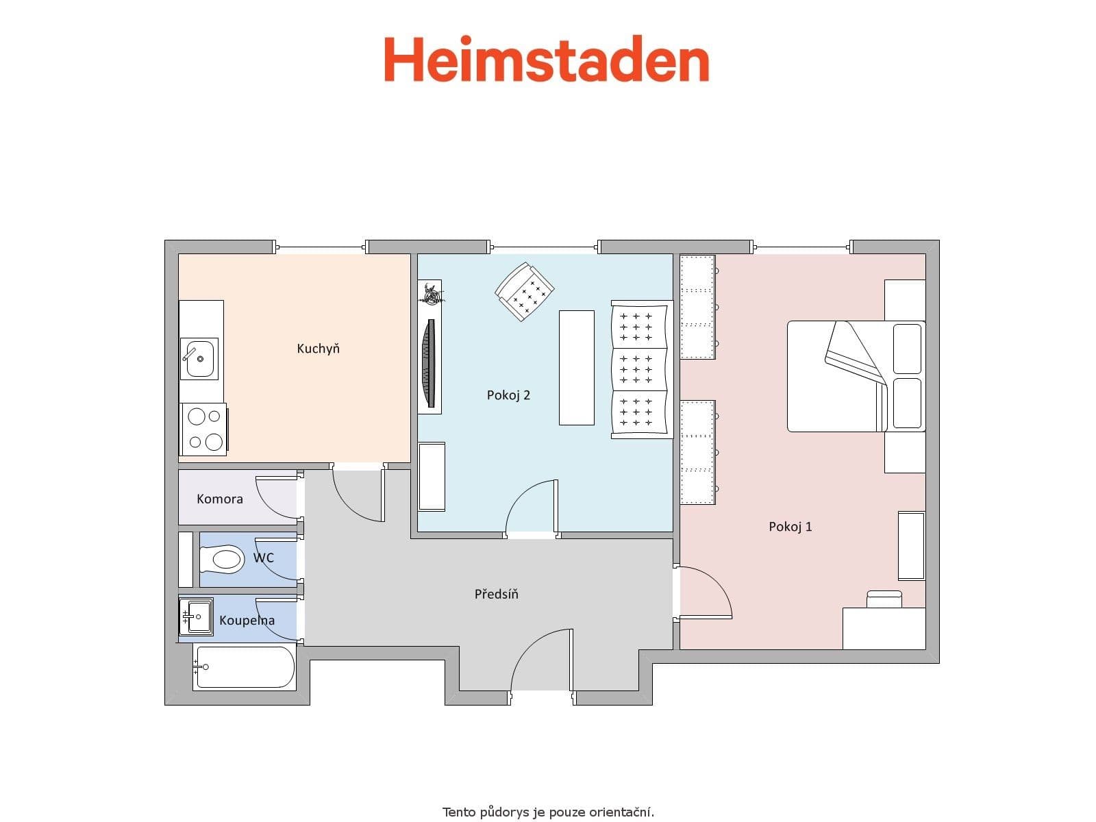 2 bedroom flat to rent, 54 m², Nedbalova, Havířov, Moravskoslezský Region 2 bedroom flat to rent, 54 m², Nedbalova, Havířov, Moravskoslezský Region