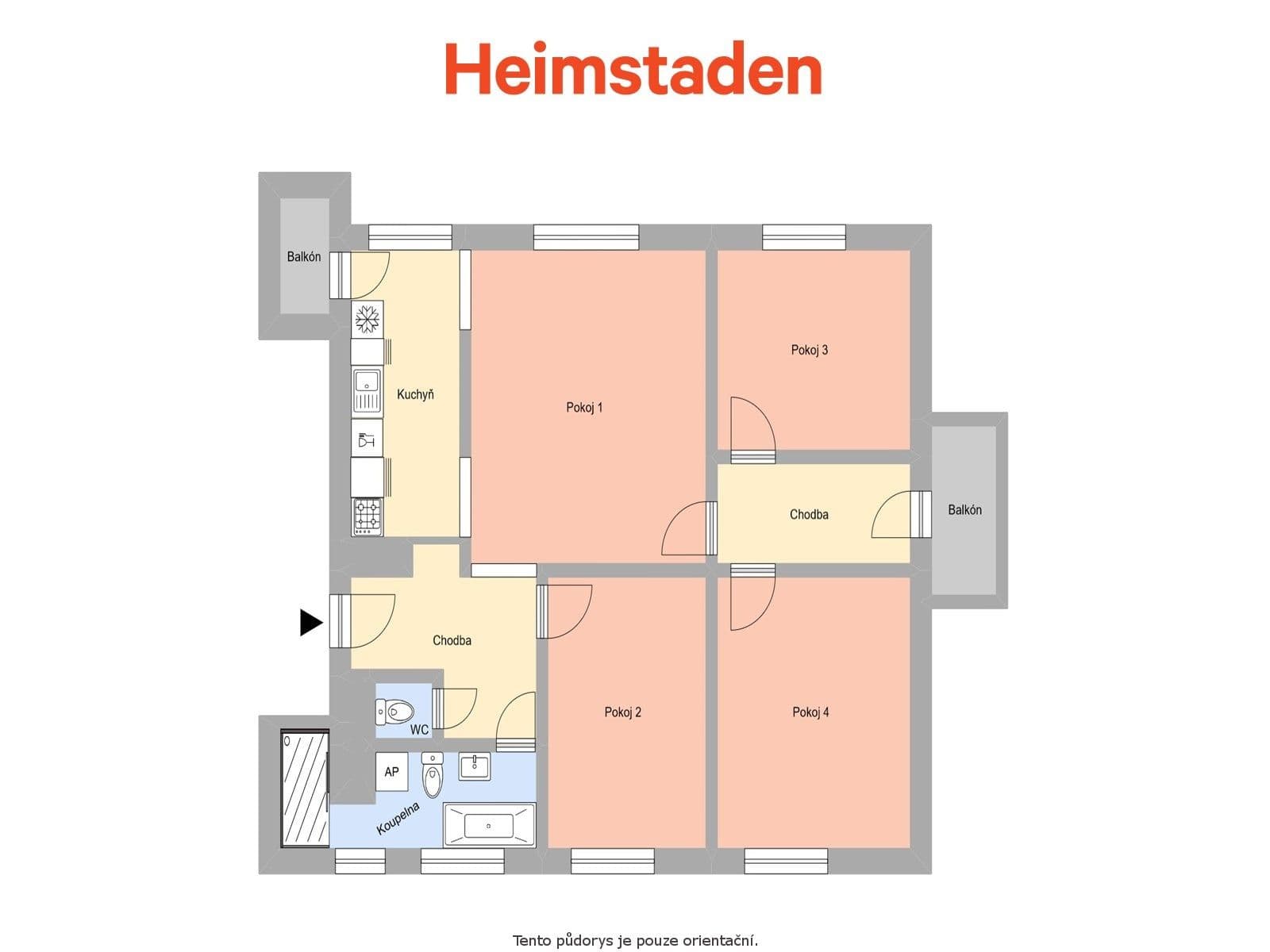 3 bedroom with open-plan kitchen flat to rent, 102 m², Gregorova, Ostrava, Moravskoslezský Region 3 bedroom with open-plan kitchen flat to rent, 102 m², Gregorova, Ostrava, Moravskoslezský Region