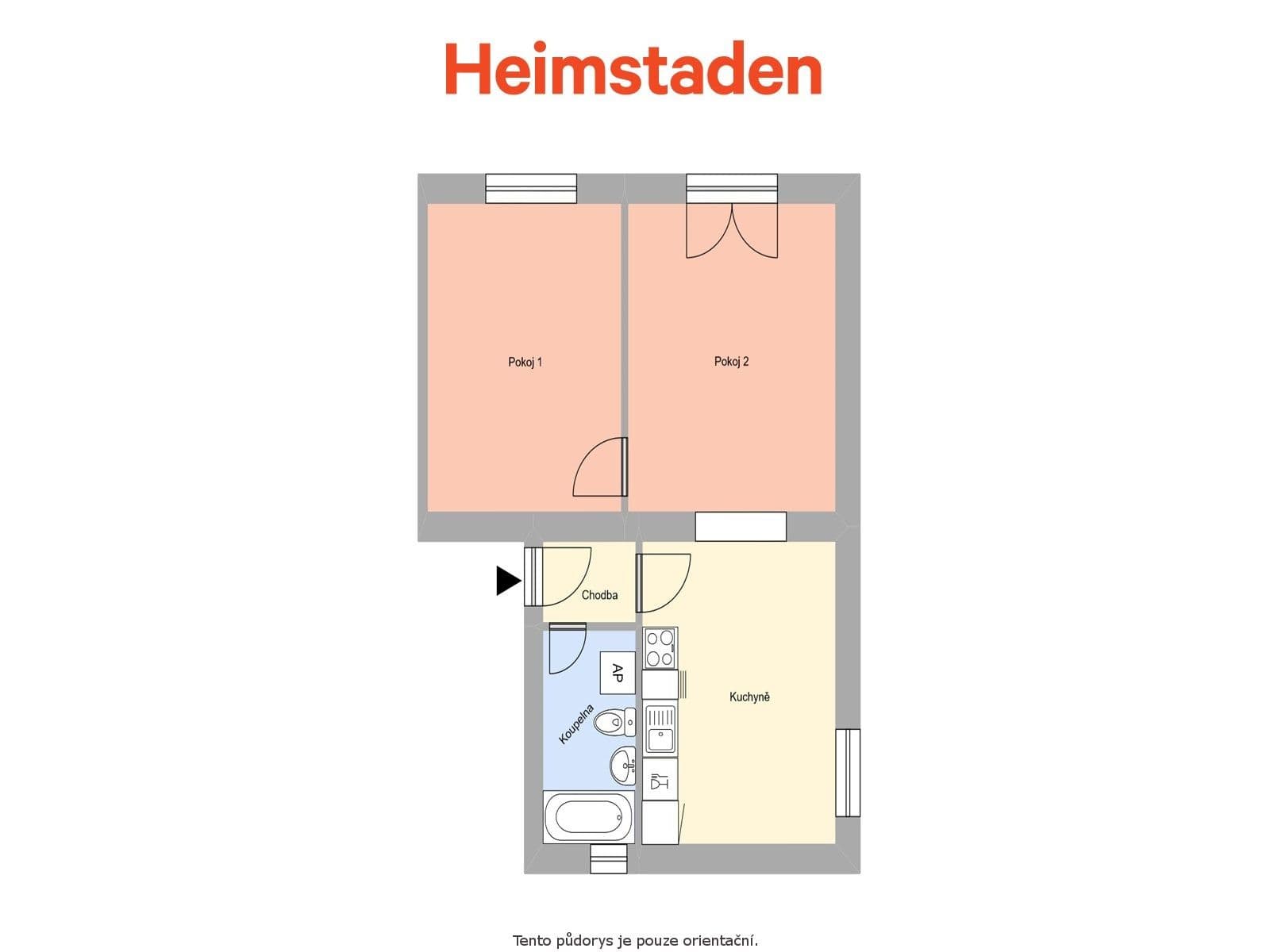 2 bedroom flat to rent, 48 m², Porubská, Ostrava, Moravskoslezský Region 2 bedroom flat to rent, 48 m², Porubská, Ostrava, Moravskoslezský Region