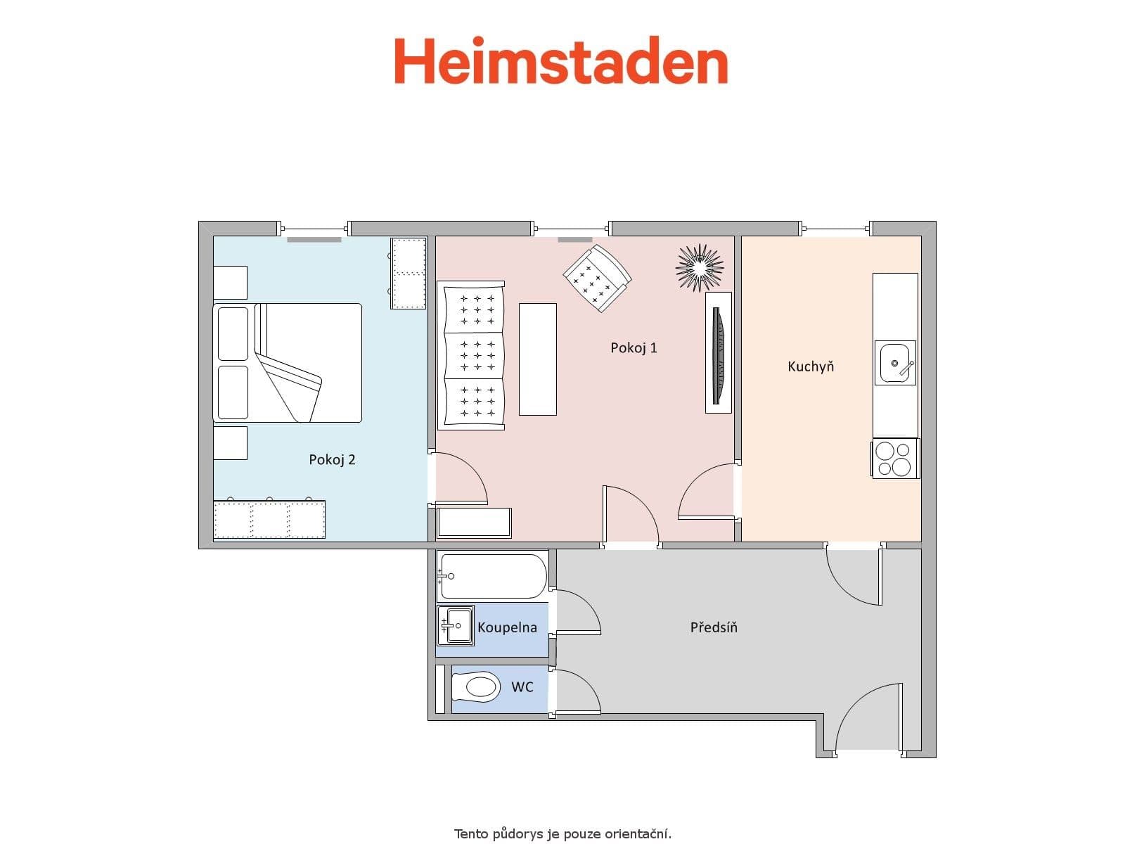 2 bedroom flat to rent, 58 m², Matěje Kopeckého, Ostrava, Moravskoslezský Region 2 bedroom flat to rent, 58 m², Matěje Kopeckého, Ostrava, Moravskoslezský Region